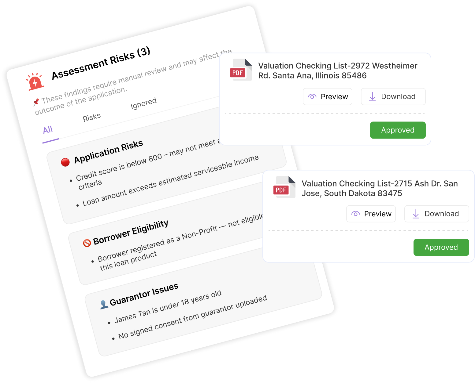 Approval Risk Detection & Document Output